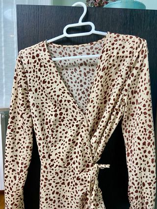 Vestido gasa estampado sin estrenar