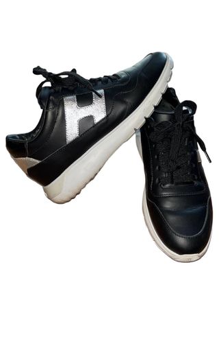 Scarpe Hogan Pelle Nere Argento