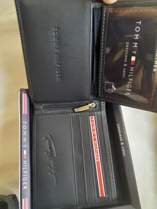 Cartera Tommy Hilfiger Piel Negra