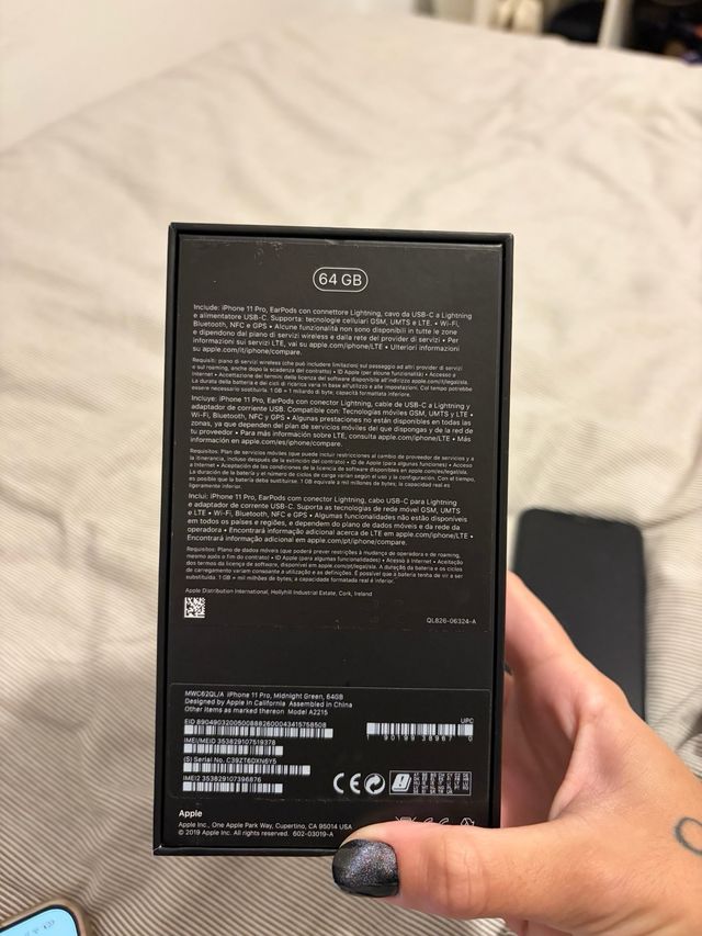 iPhone 11 Pro 64GB Grigio siderale
75% di stato della batteria