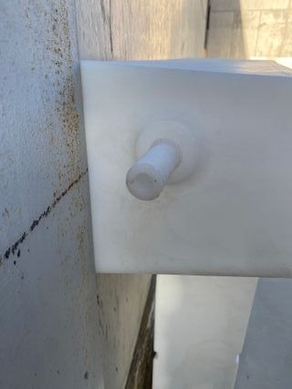 Depósito agua 90L con paso de rueda (camper)