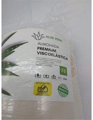 DUÉRMETE ONLINE - Almohada Viscoelástica Aloe Vera