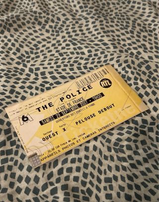Bilhete The Police - Stade de France 2007