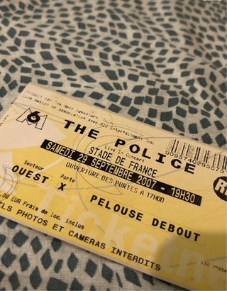 Bilhete The Police - Stade de France 2007