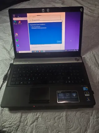 Portátil Asus N61V Negro/Plateado