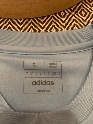 Camiseta Adidas Azul Talla S
