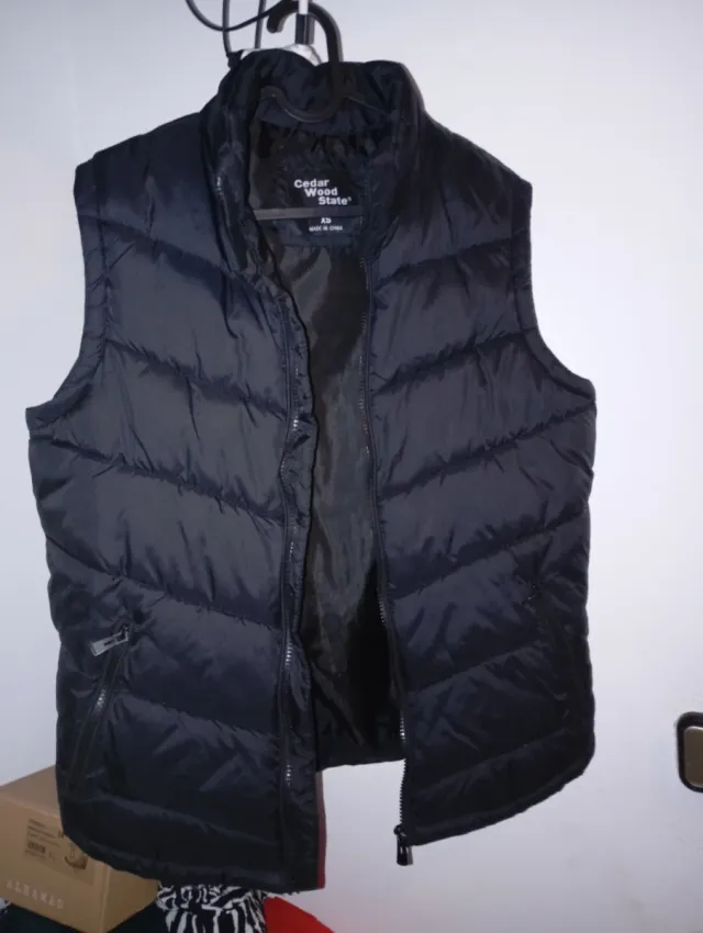Chaleco acolchado Cedar Wood State negro XS.