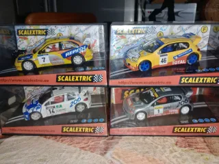 36 Coches Scalextric en sus cajas