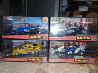 36 Coches Scalextric en sus cajas
