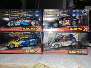 36 Coches Scalextric en sus cajas