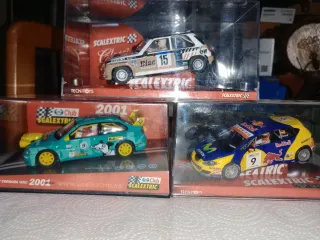 36 Coches Scalextric en sus cajas