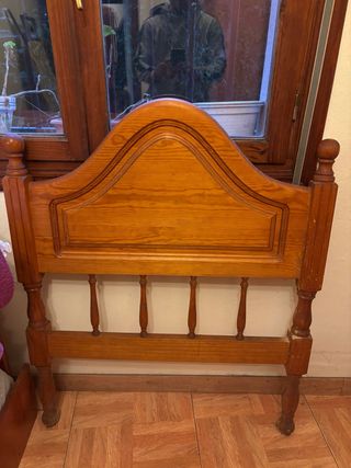 Testiera in legno massello di pino (letto 90)