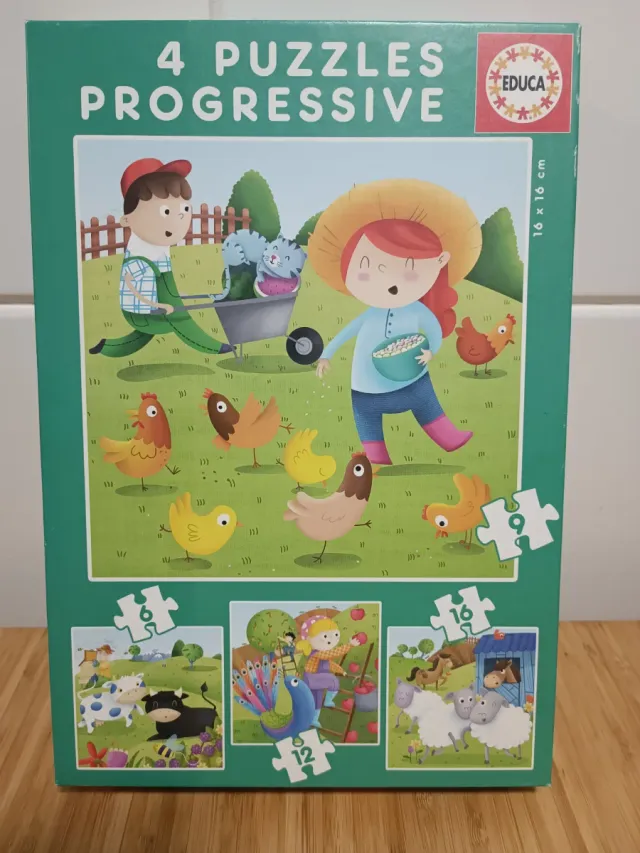 4 Puzzles Progresivos Educa