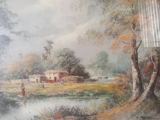 Lámina enmarcada paisaje 