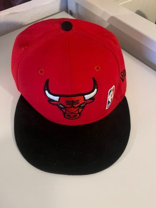 Gorra Chicago Bulls New Era Roja y Negra
