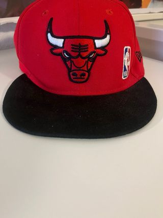 Gorra Chicago Bulls New Era Roja y Negra