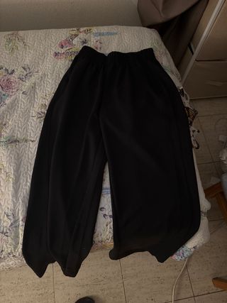 Pantalón de vestir negro color negro 