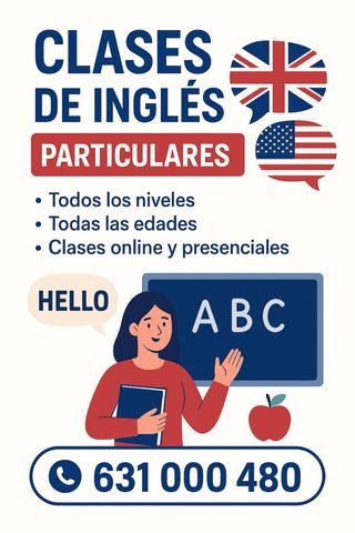 CLASES DE INGLÉS PARTICULARES