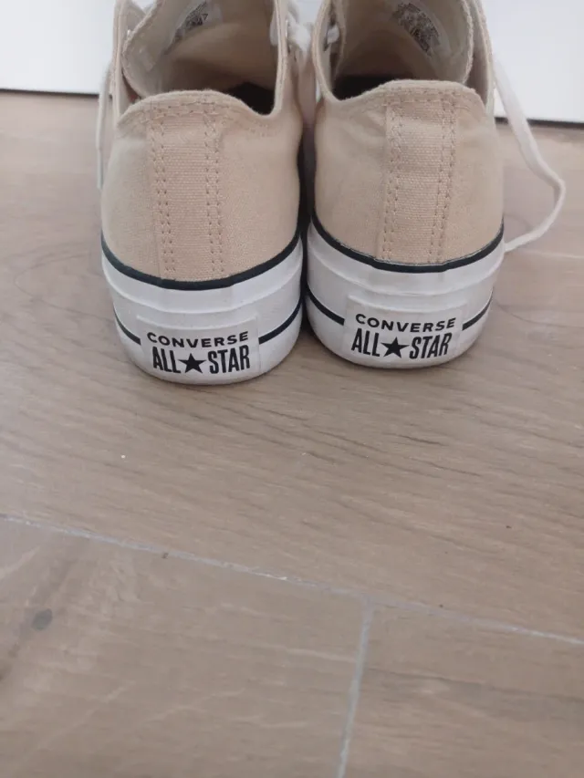 Converse All Star Talla 37.5 Beige
