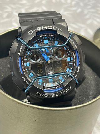 Reloj Casio G-Shock GA 100 azul