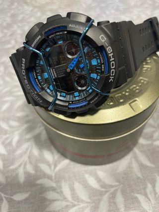 Reloj Casio G-Shock GA 100 azul