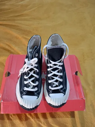 Converse Chuck 70 At-cx-hi Canvas Negro,talla 37