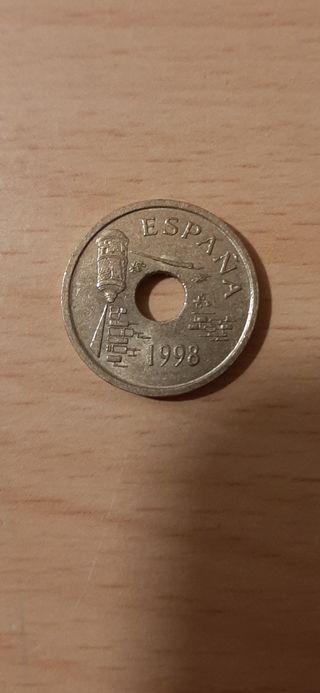 Moneda 25 Pesetas Ceuta 1998
