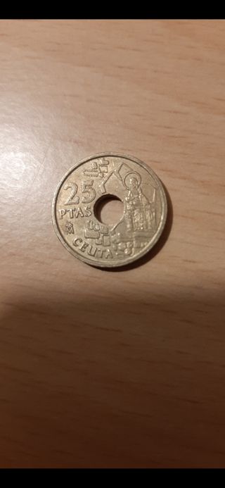 Moneda 25 Pesetas Ceuta 1998