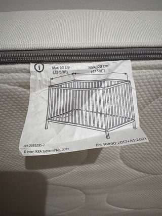 Colchón Cuna Ikea JÄTTETRÖTT