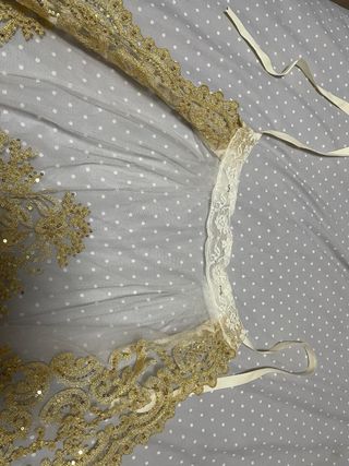 Manteletas Falleras Artesanía Viana Doradas