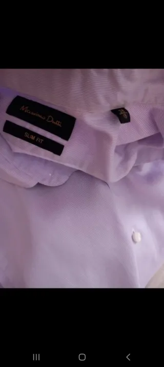 Camisa hombre Massimo Dutti Talla 38 entallada