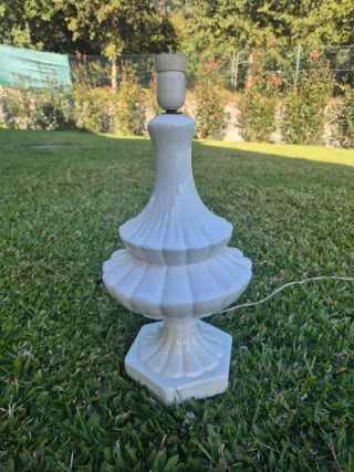 Lámpara cerámica Manises Pagoda años 70