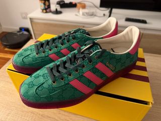 Gazelle x Gucci Verde y Rosa