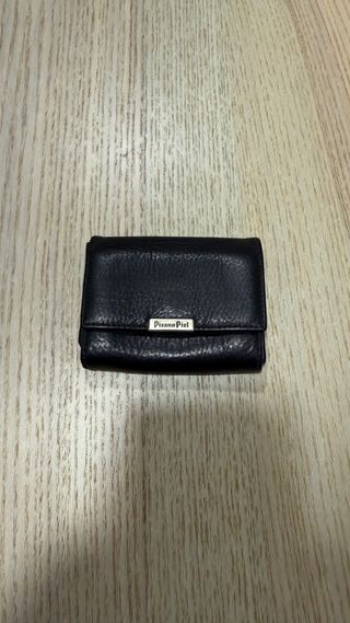 Cartera Pizano Piel Negra Pequeña
