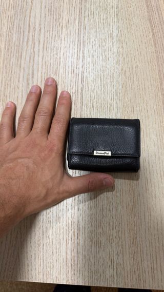 Cartera Pizano Piel Negra Pequeña