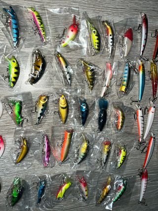 Kit 74 Señuelos Pesca