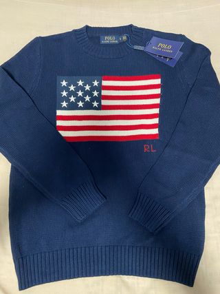 Jersey Polo Ralph Lauren Bandera USA Talla S