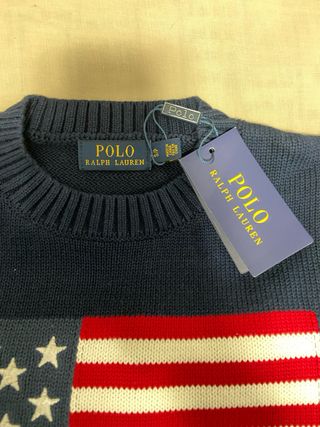 Jersey Polo Ralph Lauren Bandera USA Talla S