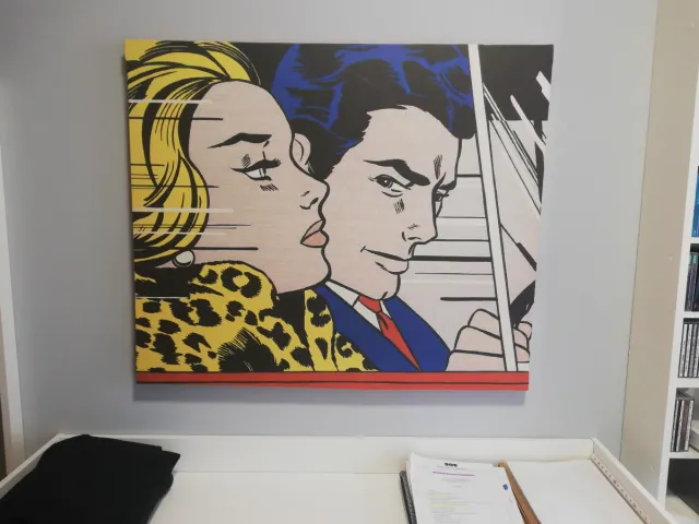 Cuadro Pop Art Liechtenstein 95x80cm