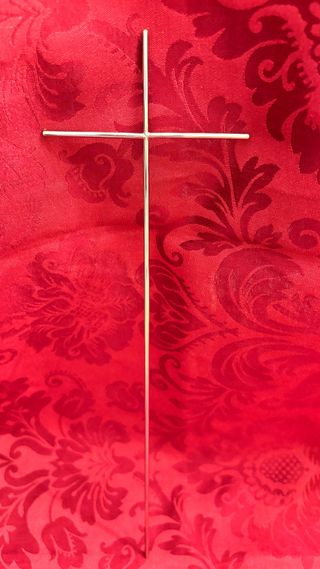 Cruz Plata para Santo o Niño Jesús