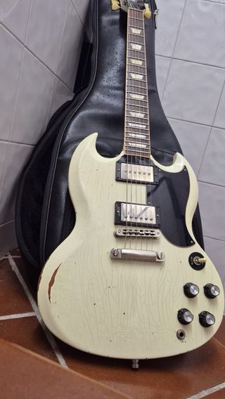 Gibson SG 61 Blanca 2013 ( cambio lespaul/335)