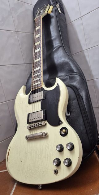 Gibson SG 61 Blanca 2013 ( cambio lespaul/335)
