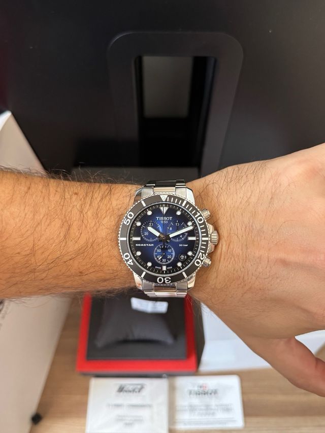 Tissot Seastar 1000 Cronógrafo Azul