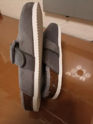 Zapatillas TEX Talla 36 Gris