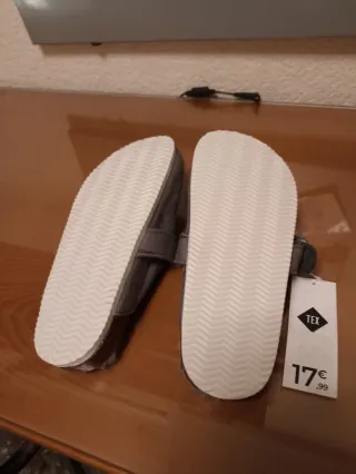 Zapatillas TEX Talla 36 Gris