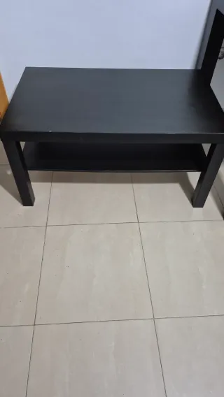 Mesa de centro Ikea negra