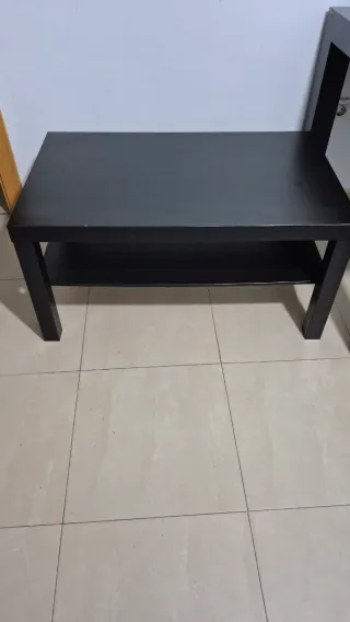 Mesa de centro Ikea negra