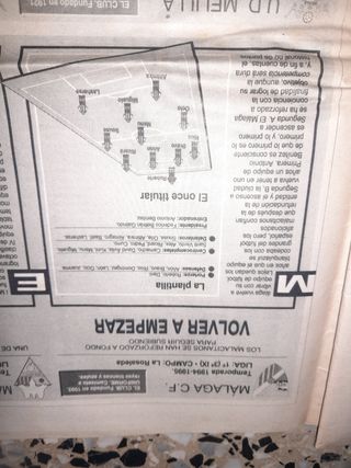 25 + 6 Períodicos antiguos Malaga CF