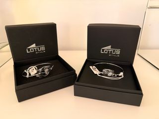 2 Pulseras Lotus Style Acero Nuevas con caja