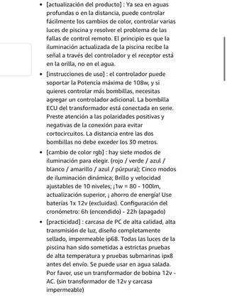 NUOVO! Faretto per piscina PAR56 RGB 54W 12V IP68